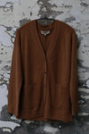 Mutedance 24 Autumn and Winter V-neck cashmere top series MD-MD24FW124-BROWN MD24FW123 MD24FW124